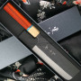 Japanilainen vihannesveitsi Nakiri Yu Kurosaki Fujin Super Aogami ZAF-165NA 16.5cm