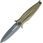 Folding knife ANV Z400 DLC Black Olive ANVZ400-008 10cm