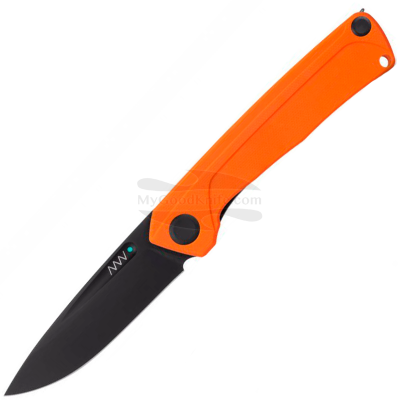 Складной нож ANV Z200 DLC Черный и оранжевый ANVZ200-023 8.5см