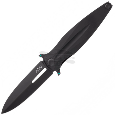 Folding knife ANV Z400 DLC Black Dural ANVZ400-010 10cm