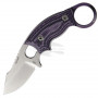 Fixed blade Knife Hogue Ex-F03 Purple 35338 5.7cm