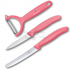 Набор кухонных ножей Victorinox Swiss Classic Trend Colours Paring Knife Set Красный 6.7116.33L12