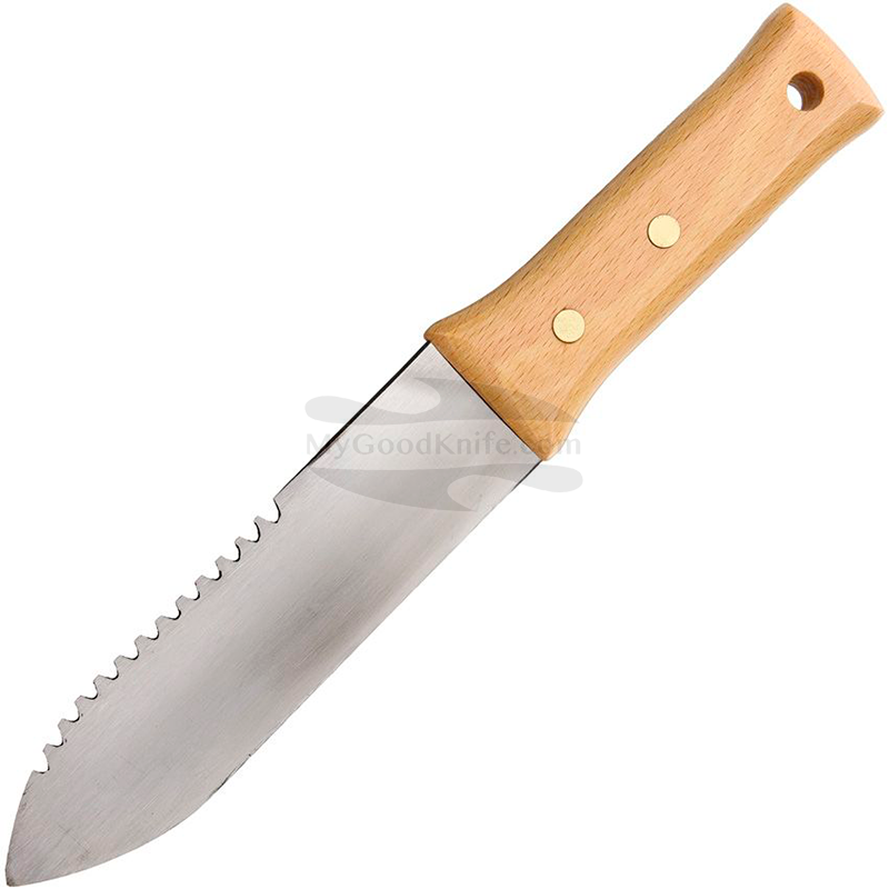 Garden knife Bonsai Hori Hori with leatherette sheath BONUB030 17.1cm for sale MyGoodKnife