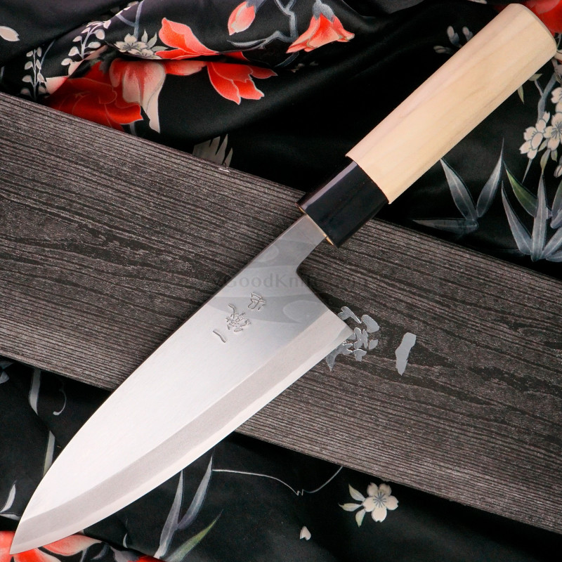 Deba Japanese kitchen knife Ittetsu Shirogami 2 for left
