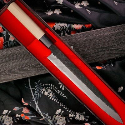 Японский кухонный нож Янагиба Ittetsu Forge-welded Shirogami 2 IJF-15125 27см