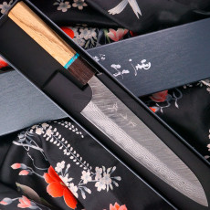 Gyuto Japanese kitchen knife Yu Kurosaki Fujin VG10 Damascus ZVD-210CHOWQ 21cm