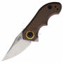 Folding knife Zero Tolerance Small Galyean Bronze 0022TIBRZ 4.9cm