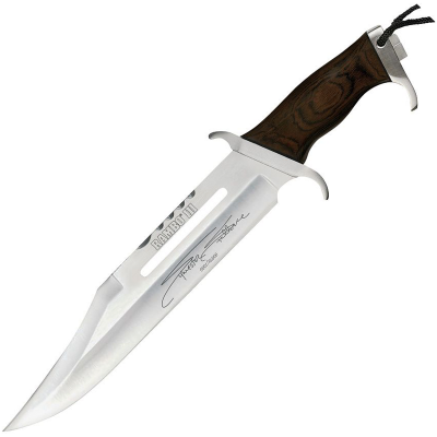 Cuchillo de hoja fija Rambo Mini Rambo III Bowie 9433 12cm