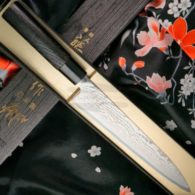 Sujihiki Japanese kitchen knife Tojiro Shippu Black FD-1599 21cm