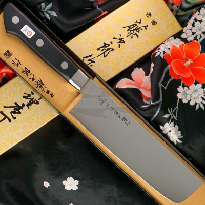 Nakiri Japanese kitchen knife Tojiro DP Cobalt Alloy F-502 16.5cm