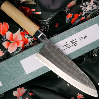 Японский кухонный нож Деба Tojiro Hammered Black F-1077 21см
