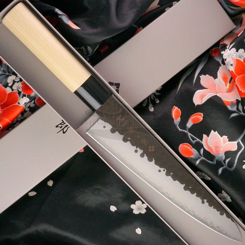 2 cuchillos japoneses: santoku y gyuto