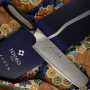 Nakiri Japanese kitchen knife Tojiro DP Damascus Flash FF-VE180 18cm