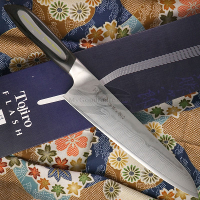 Японский кухонный нож Гьюто Tojiro DP Damascus Flash FF-CH240 24см