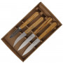 Messerset Opinel Olive 4 Essentials Box 002163
