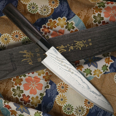 Gyuto Japanese kitchen knife Tojiro Shippu Black FD-1594 21cm