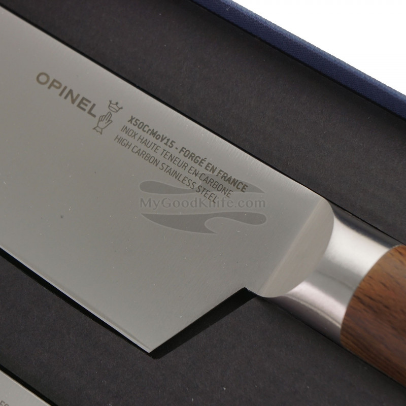 Coffret Opinel Trio - Les Forgés 1890 - 3 Couteaux En Acier Inoxydable - Neuf