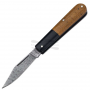 Taschenmesser Böker Barlow Integral Burlap Micarta Damast 110943DAM 6.5cm