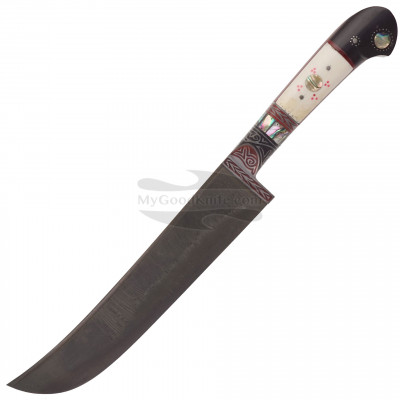 Uzbek pchak knife Damascus 5 Uz12122 17cm
