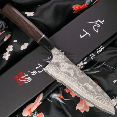 Santoku Japanisches Messer Takeshi Saji Ebony HA-4804 18cm