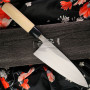 Cuchillo Japones Deba Ittetsu Forge-welded Shirogami 2 para zurdos IJF-15108L 18cm