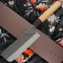 Japanilainen vihannesveitsi Nakiri Yoshimi Kato Aogami Super S/S clad D-902 16.5cm