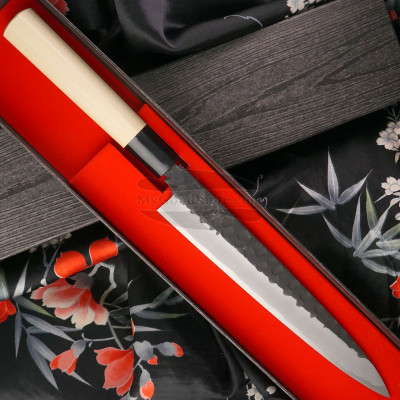 Японский кухонный нож Янагиба Ittetsu Forge-welded Shirogami 2 IJF-15123 21см