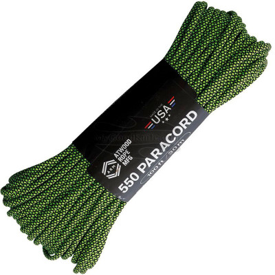 Paracord Atwood Rope Diamond Black/Neon green RG1313H