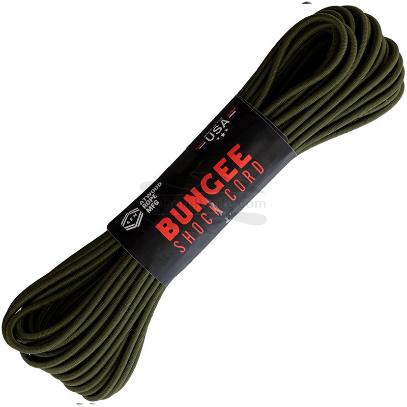 Atwood Rope Bungee Shock Cord OD Green RG1319H for sale