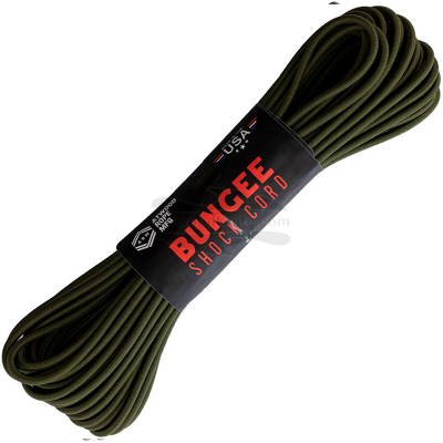 Paracord Atwood Rope Bungee Shock Cord OD Grün RG1319H
