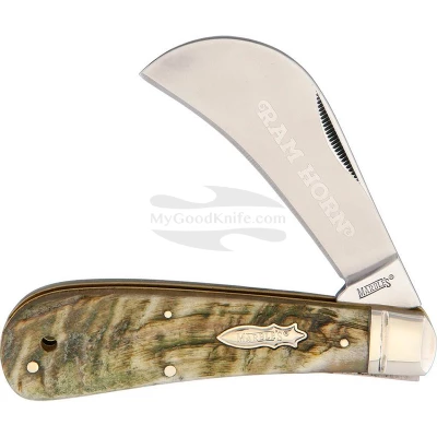 Folding knife Marbles Hawkbill Rams Horn MR364 8.2cm