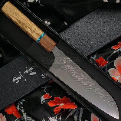 Japanilainen Santoku-veitsi Yu Kurosaki Fujin SG2 ZRF-165SAONWQ 16.5cm