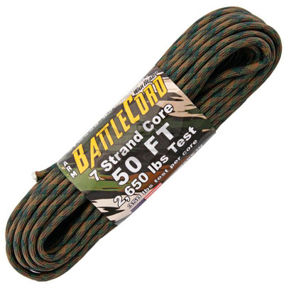 Paracord Atwood Rope ARM BattleCord Woodland Camo RG1126