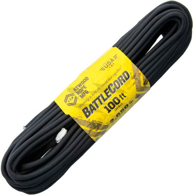 Paracord Atwood Rope Battle Musta RG1123H