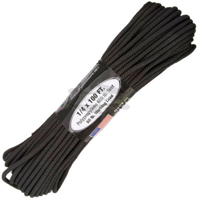 Paracord Atwood Rope Utility 600 Black RG1114UH