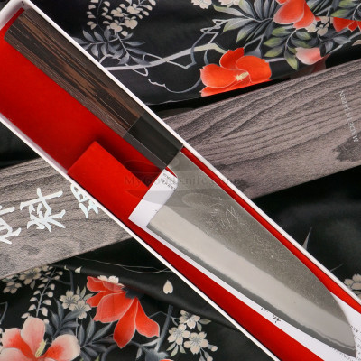 Японский кухонный нож Сантоку Yoshikane Hamono Shirogami 2 YH-S2S165 16.5см
