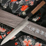 Sujihiki Japanese kitchen knife Yoshikane Hamono Shirogami 2 YH-S2S240 24cm