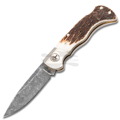 Folding knife Böker Hunter Staghorn Dark 110136HH 7.9cm