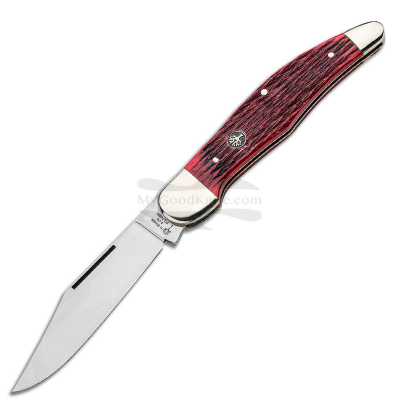 Складной нож Böker 20-20 Jigged Кость Красный 111049 10.1см