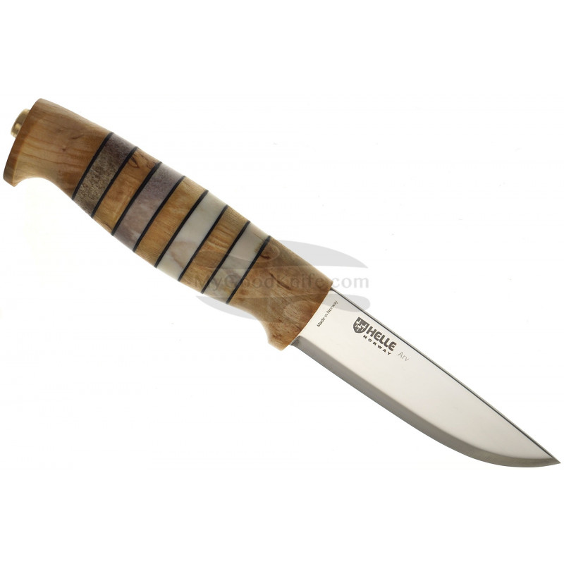 Wood Jewel Blue Knife Scandi Viking Hunting Knife Finland