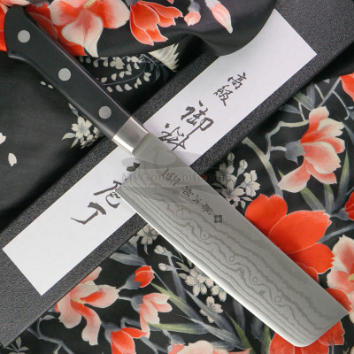 Nakiri Japanisches Messer Tojiro Classic Damascus F-660 16.5cm