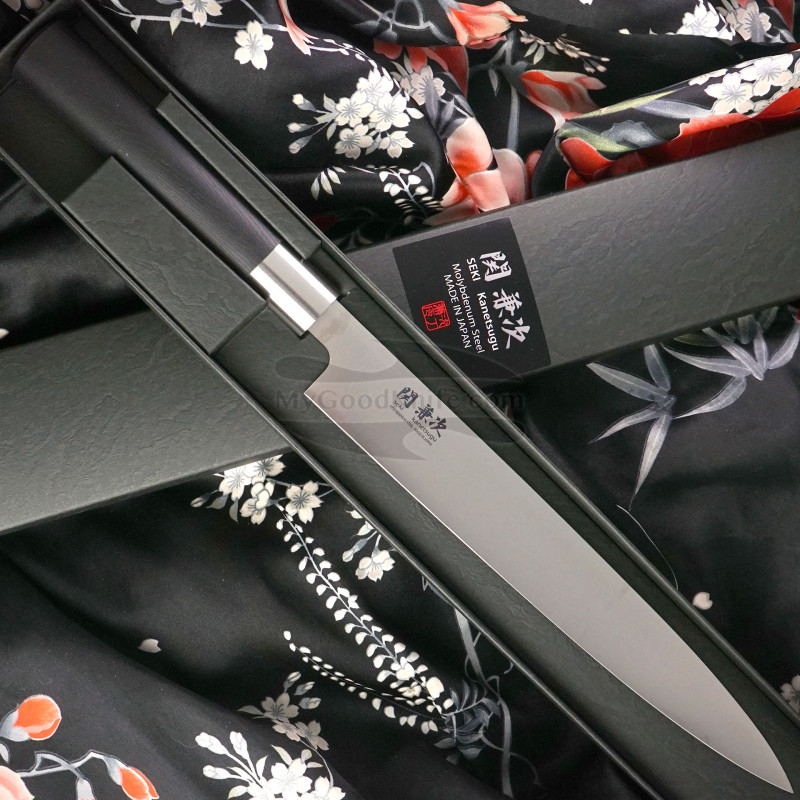Sujihiki Japanese kitchen knife Seki Kanetsugu Hocho Plastic Handle 4032  24cm for sale