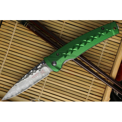 Folding knife Mcusta Tsuchi Bushi Green MC-0163D 8.5cm - 1