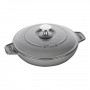 Kochgeschirr Staub Round Covered 20 cm, Graphite grey 40509-578-0