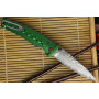 Folding knife Mcusta Tsuchi Bushi Green MC-0163D 8.5cm - 2