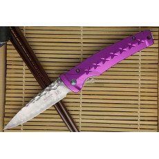 Folding knife Mcusta Tsuchi Bushi Purple MC-0162D 8.5cm - 1