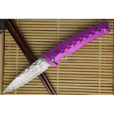 Folding knife Mcusta Tsuchi Bushi Purple MC-0162D 8.5cm - 1