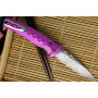 Folding knife Mcusta Tsuchi Bushi Purple MC-0162D 8.5cm - 2