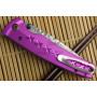 Folding knife Mcusta Tsuchi Bushi Purple MC-0162D 8.5cm - 3