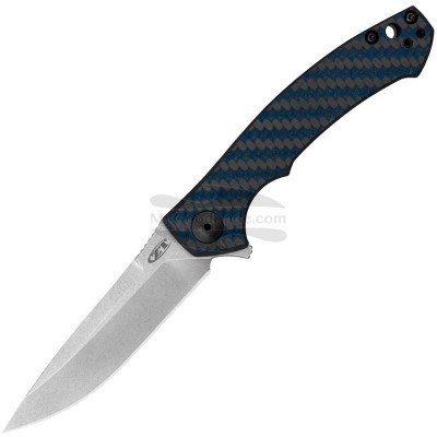 Folding knife Zero Tolerance Sinkevich Blue Carbon Fiber 0450BLUCF 8.3cm